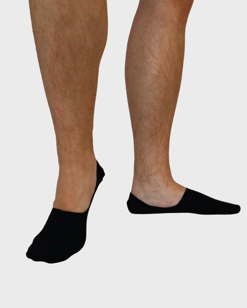 Füßlinge 2er Pack für Herren black