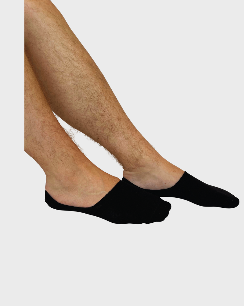 Füßlinge 2er Pack für Herren black