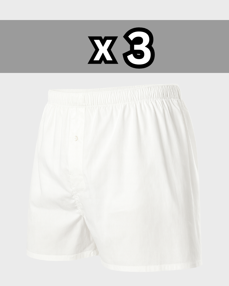 Boxer Short weiß 3er Set