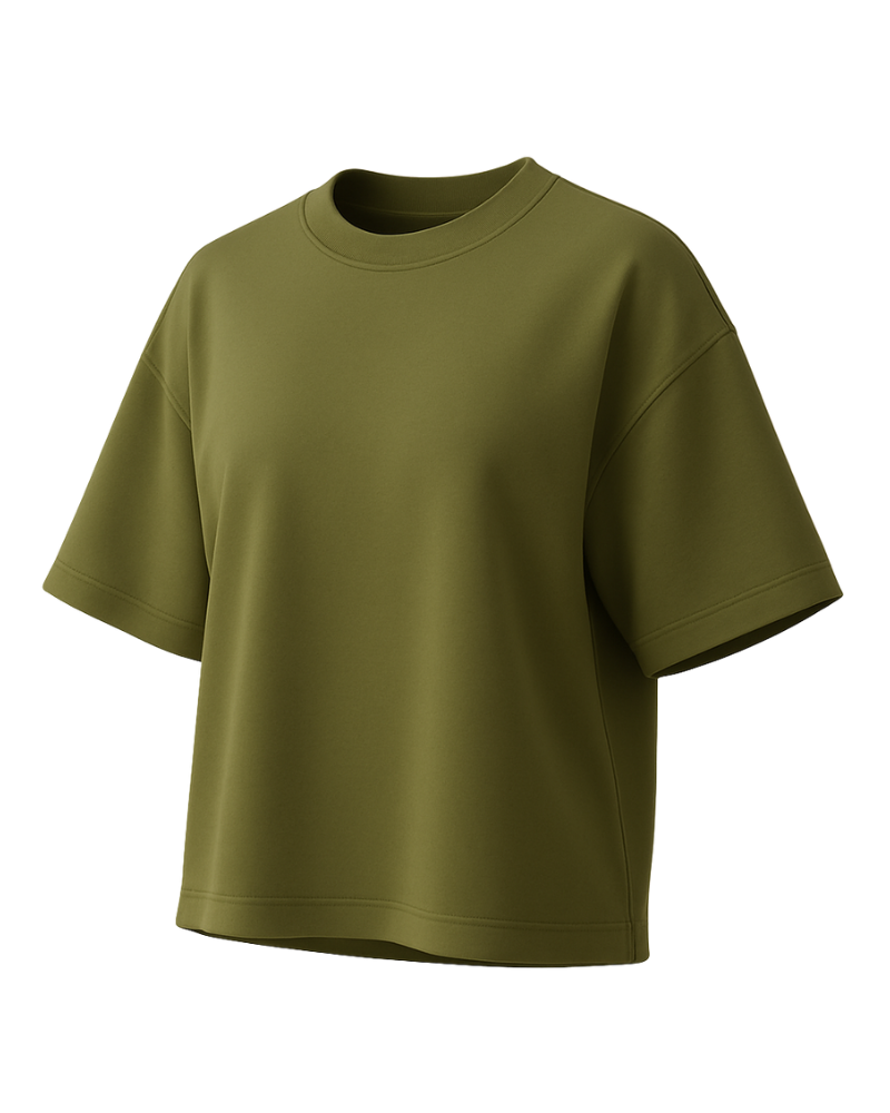 heavy drop shoulder oversized T-Shirt