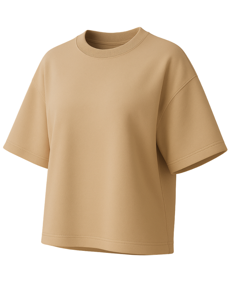 heavy drop shoulder oversized T-Shirt