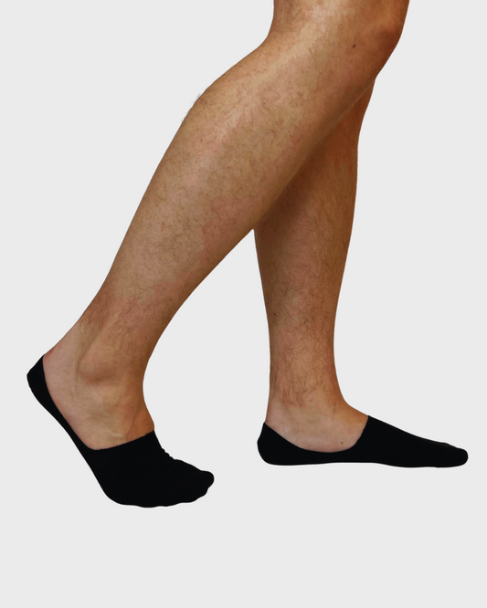 Füßlinge 2er Pack für Herren black