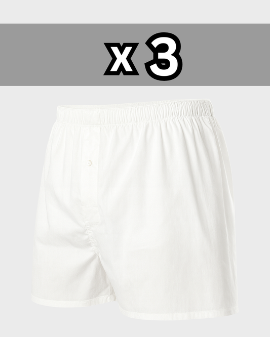 Boxer Short weiß 3er Set