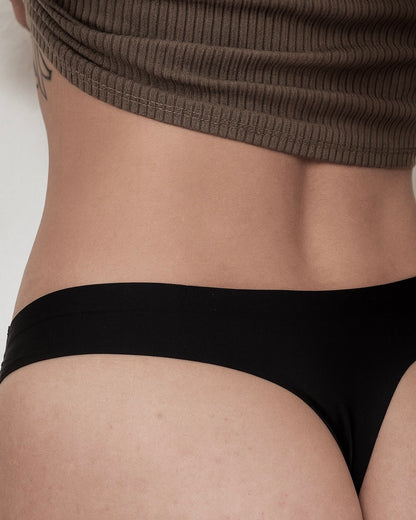 Seamless Tanga 3er Set nature