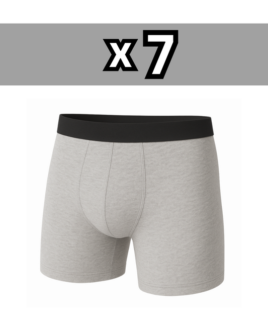 Boxer 7er Set ash