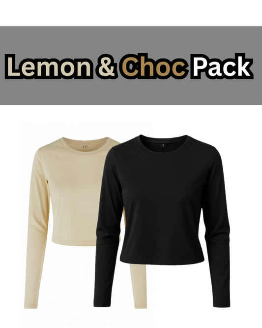 Crop Longsleeve 2er Pack