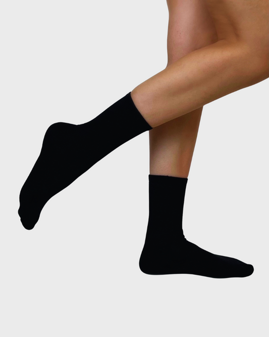 Crew Socken 3er Pack black
