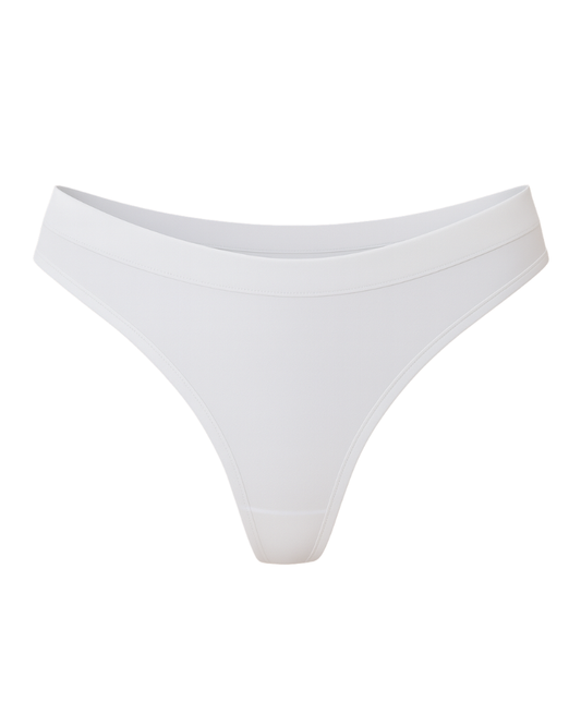 Seamless Tanga 3er Set white