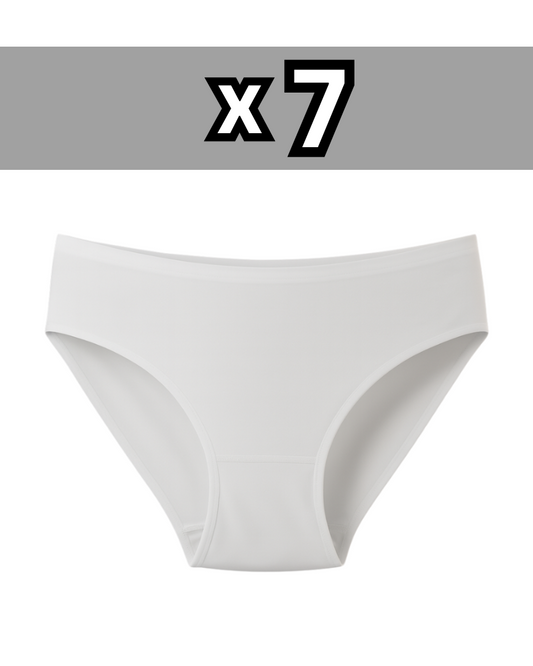 Slip 7er Set black white