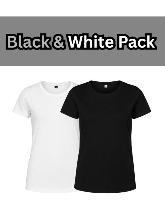 womens basic T-Shirt 2er Pack